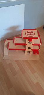 Houten Speelgoed Garage - Veel Speelplezier!, Ophalen of Verzenden, Gebruikt, Overige typen