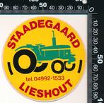 Sticker: Staadegaard - Lieshout (1), Ophalen of Verzenden, Zo goed als nieuw, Bedrijf of Vereniging