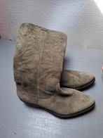 Mooie donkergroene western/cowboy laarzen maat 39, Ophalen of Verzenden, Gedragen, Groen, Hoge laarzen