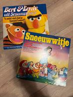 2 LP's Kinderversie: Sesamstraat & Sneeuwwitje, Cd's en Dvd's, Ophalen of Verzenden, Zo goed als nieuw
