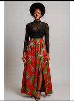 Nana Maxi Rok met Afrikaanse Print, Kleding | Dames, Jurken, Overige kleuren, Nieuw, Ophalen of Verzenden, Geen merk