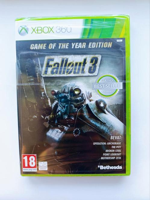 GESEALD: XBOX 360 FALLOUT 3 (NIEUW), Spelcomputers en Games, Games | Xbox 360, Nieuw, Ophalen of Verzenden