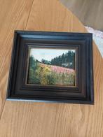 Antieke landschap schilderij, Ophalen of Verzenden