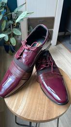 Bordeaux rode schoenen nieuw mt47, Kleding | Heren, Ophalen of Verzenden, Zo goed als nieuw, Overige kleuren