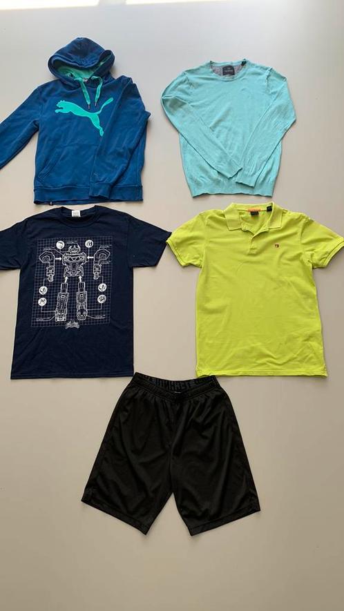 Pakket heren/jongenskleding maat S, Kleding | Heren, Heren-kledingpakketten, Zo goed als nieuw, Maat 46 (S) of kleiner, Ophalen of Verzenden