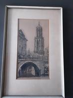 Dom Utrecht begin 1950 van de hand van Cornelis Brandenburg, Antiek en Kunst, Ophalen of Verzenden