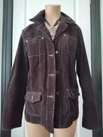 Bruin rib jasje van Carolin Vanity, L, nieuwstaat, Bruin, Maat 42/44 (L), Ophalen of Verzenden, Zo goed als nieuw