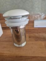 2 Nieuwe X2O Porseleinen Wastafel Afsluiters, Doe-het-zelf en Verbouw, Sanitair, Ophalen of Verzenden, Nieuw, Chroom, Wastafel