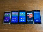 5x Sony smartphones, Telecommunicatie, Mobiele telefoons | Sony, Gebruikt, Overige modellen, ., Zwart