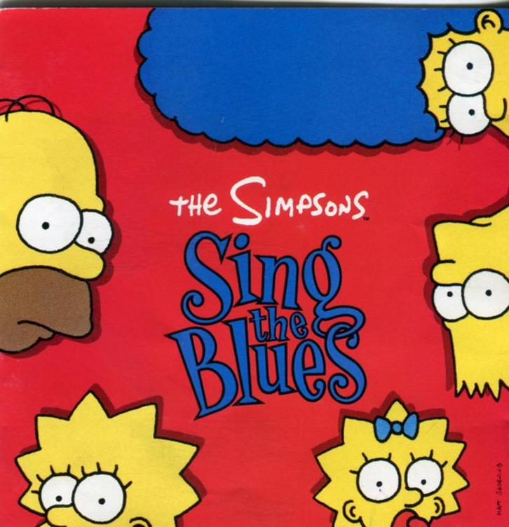 C.D. (1990) the Simpsons - Sing the Blues., Cd's en Dvd's, Cd's | Pop, Gebruikt, 1980 tot 2000, Ophalen of Verzenden