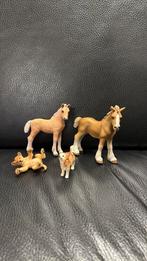 Schleich Set van 4 poppetjes, Ophalen of Verzenden, Gebruikt