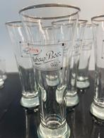 6 Tuborg Beer glazen, Ophalen of Verzenden, Zo goed als nieuw, Bierglas