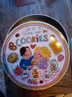 Blond Koekblik Koekjestrommel - Vintage Design, Ophalen, Gebruikt