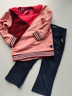 Setje jubel 92 trui flared broek 86 blauw, Kinderen en Baby's, Kinderkleding | Maat 92, Ophalen of Verzenden, Zo goed als nieuw