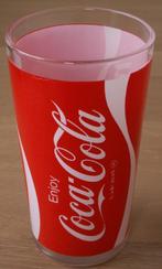Recht rood glas tekst 2x Enjoy Coca-Cola 1x Enjoy Coke, Verzenden, Nieuw, Bierglas