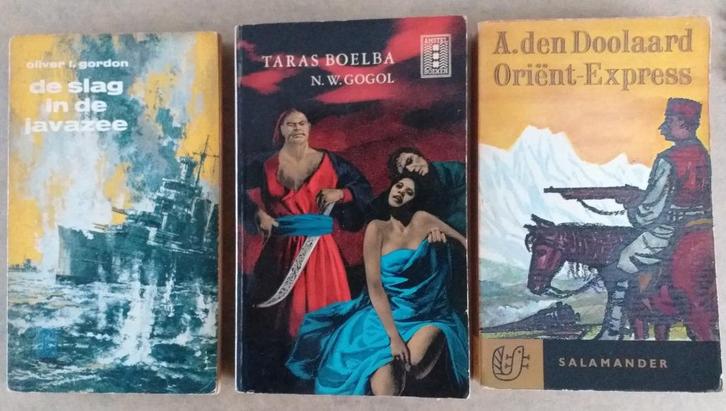 3 pockets. Slag in de Javazee, Oriënt-Express & Taras Boelba, Boeken, Overige Boeken, Gelezen, Ophalen of Verzenden