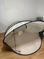 XXL Deryan luxe pop-up strandtent XXL anti-uv 50+ creme, Ophalen of Verzenden, Zo goed als nieuw, Tot en met 2