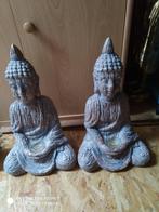 2 stenen Boeddha beelden, Huis en Inrichting, Woonaccessoires | Boeddhabeelden, Nieuw, Ophalen of Verzenden