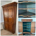 Unieke Georgian Welsch hoekkast, Antiek en Kunst, Ophalen of Verzenden