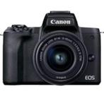 Canon EOS M50II + 15-45 Nieuw 2 jaar garantie, Projector, Ophalen of Verzenden