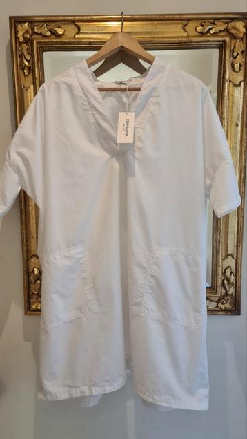 Nieuw wit tuniek 34 36 38 katoen Penn&Ink XS S M beschikbaar voor biedingen