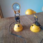 2 gele vintage tafellampen of bedlampen (Ikea), Huis en Inrichting, Ophalen of Verzenden, Gebruikt, Vintage