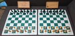 Schaakspel, Schaakmat + Schaakstukken, Hobby en Vrije tijd, Ophalen of Verzenden, Zo goed als nieuw