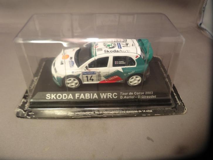 Skoda Fabia WRC Tour de Corse D.Auriol 2003 1:43, Hobby en Vrije tijd, Modelauto's | 1:43, Nieuw, Auto, Overige merken, Ophalen of Verzenden
