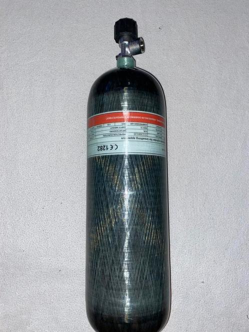 Fles PCP luchtbuks - Carbon - 300 bar 6.8L - Gekeurd!, Sport en Fitness, Schietsport-accessoires, Nieuw, Ophalen of Verzenden