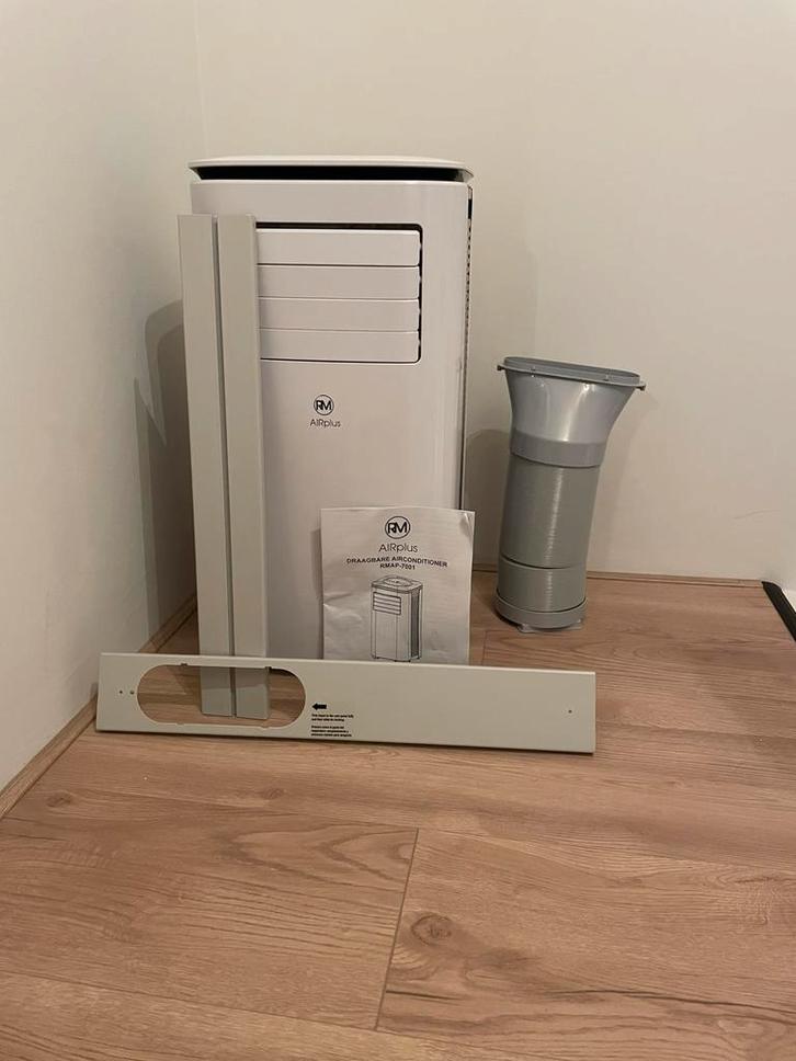 Mobiele airco, Witgoed en Apparatuur, Airco's, Zo goed als nieuw, Mobiele airco, Minder dan 60 m³, 3 snelheden of meer, Afstandsbediening