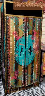 Boho/Artpiece/Kast/Eclectisch/Pop art/Kledingkast, Antiek en Kunst, Ophalen of Verzenden