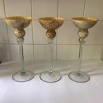 Jozefina Krosno, Polen kaarsenhouders, handgemaakt (3), Overige materialen, 25 tot 50 cm, Beige, Ophalen of Verzenden