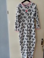 jumpsuit  once   met kattenkopjes  xs, Wit, Ophalen of Verzenden, Zo goed als nieuw, Maat 34 (XS) of kleiner