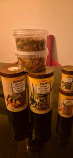 Diverse potten visvoeder, Dieren en Toebehoren, Vissen | Aquaria en Toebehoren, Ophalen of Verzenden, Plant(en), Steen of Hout