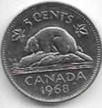 5  cent  1968  Canada. km. 60.1, Postzegels en Munten, Munten | Amerika, Ophalen of Verzenden, Losse munt, Noord-Amerika