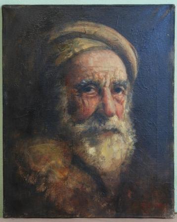 Olieverfschilderij - Portret van een man beschikbaar voor biedingen