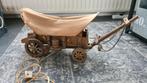 Vintage houten huifkar lamp opknapper, Ophalen