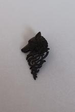 Wolfskop broche, Overige materialen, 4 tot 7 cm, Overige kleuren, Nieuw