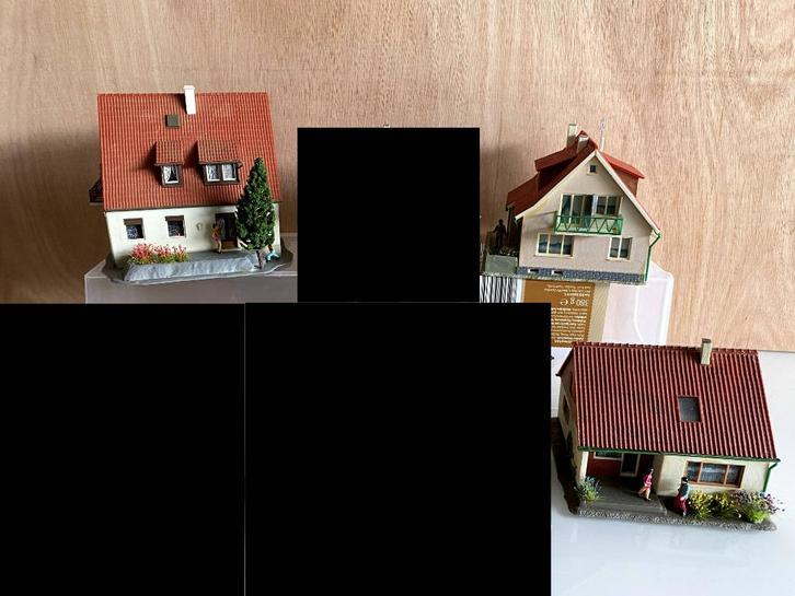 HO Kibri huizen (538), Hobby en Vrije tijd, Modeltreinen | H0, Gebruikt, Brug, Tunnel of Gebouw, Gelijkstroom of Wisselstroom