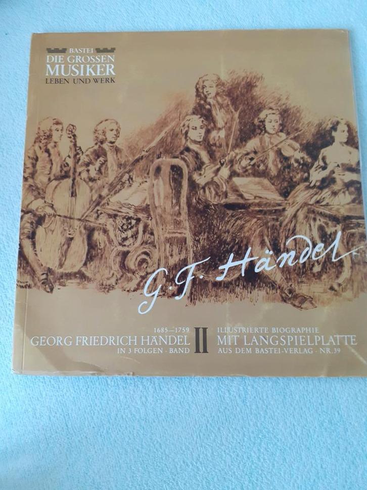 Bastei, Die Grossen Musiker Leben Und Werk - G.F. Handel Lp, Cd's en Dvd's, Vinyl | Klassiek, Zo goed als nieuw, Barok, 12 inch