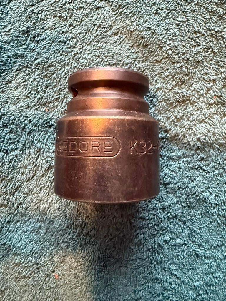 Gedore K32 1.1/2 inch krachtdop, Auto diversen, Autogereedschap, Ophalen of Verzenden