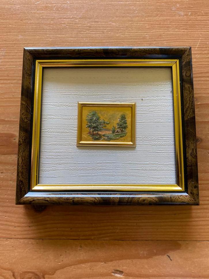 Artitalia litho op bladgoud, Antiek en Kunst, Kunst | Litho's en Zeefdrukken, Ophalen of Verzenden