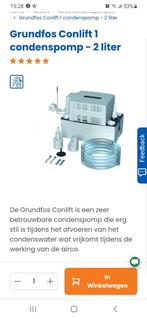 Grundfos condenspomp, Witgoed en Apparatuur, Airco's, Ophalen of Verzenden, Zo goed als nieuw, Minder dan 60 m³