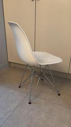 6 Witte Vitra Eames DSR Lookalike Stoelen, Huis en Inrichting, Stoelen, Ophalen, Kunststof, Gebruikt, Wit