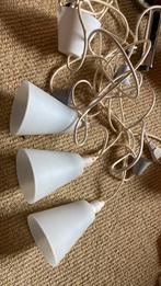 Drie hanglampjes ikea wit melkglas, Ophalen of Verzenden, Zo goed als nieuw