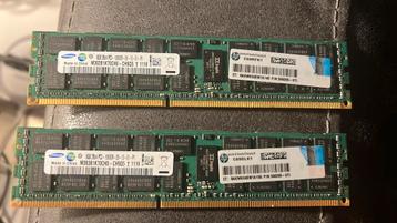 Te koop: 2x RAM Geheugen – M393B1K70CH0 (8GB DDR3 ECC REG) beschikbaar voor biedingen