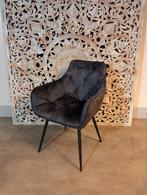 Nieuwe eetkamerstoel kuip adore velvet dark grey antra €50ps, Huis en Inrichting, Stoelen, Ophalen, ., Industrieel landelijk koloniaal boheems barok brocante