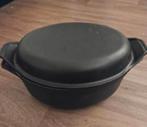 Gietijzeren Braadpan met Deksel - Made in France, Ophalen, Gebruikt, Gietijzer, Keramische plaat