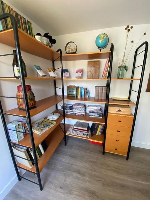 ikea vintage wandkast wandmeubel niklas, Huis en Inrichting, Kasten | Wandmeubels, Gebruikt, 150 tot 200 cm, Minder dan 150 cm