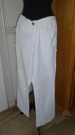 Witte Stretch Pantalon Maat 42-44 = 33. Merk: Birgini. EDNA., Lang, Maat 42/44 (L), Ophalen of Verzenden, Birgini. EDNA.